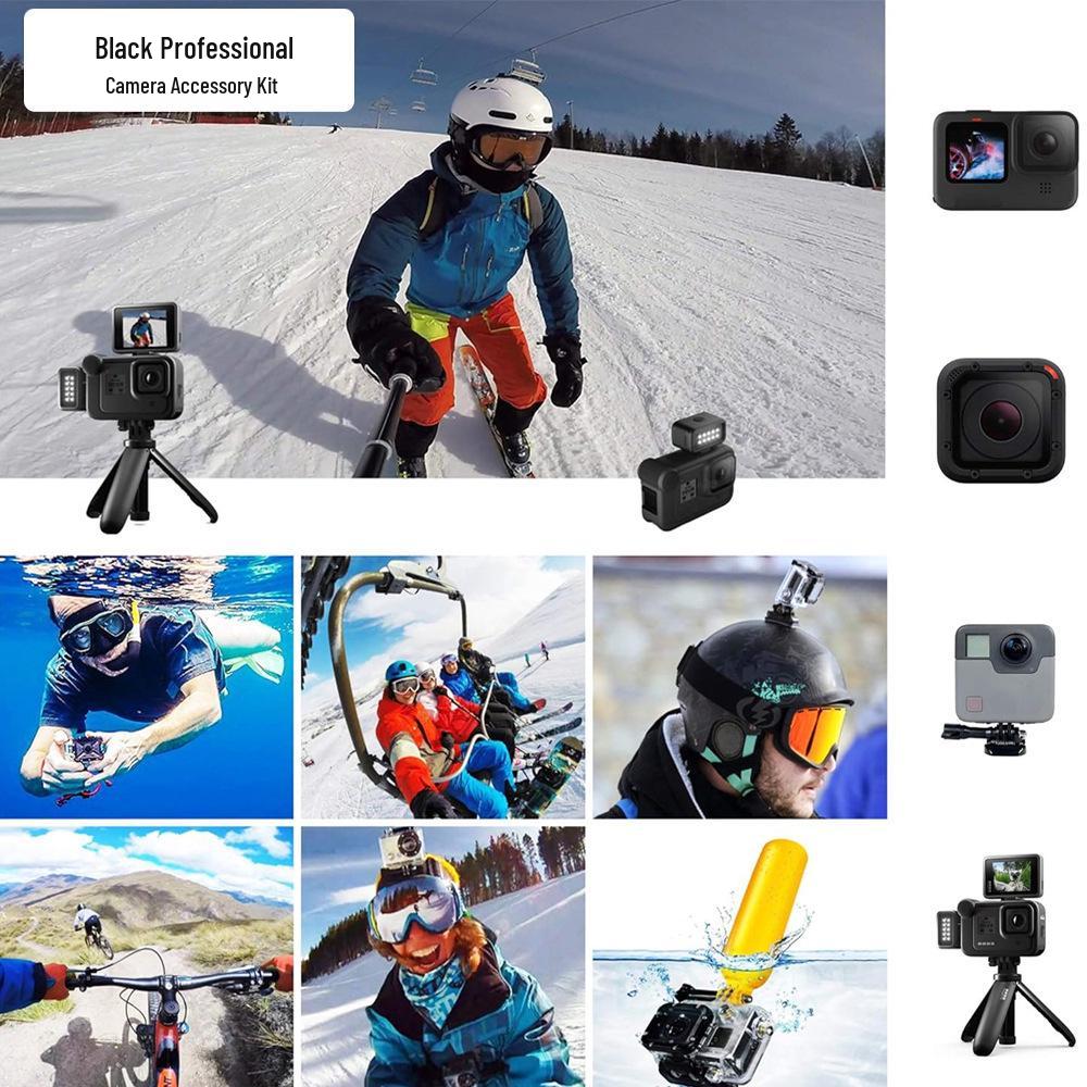 65-in-1 GoPro & DJI Osmo Action Sportkamera Zubehör-Kit