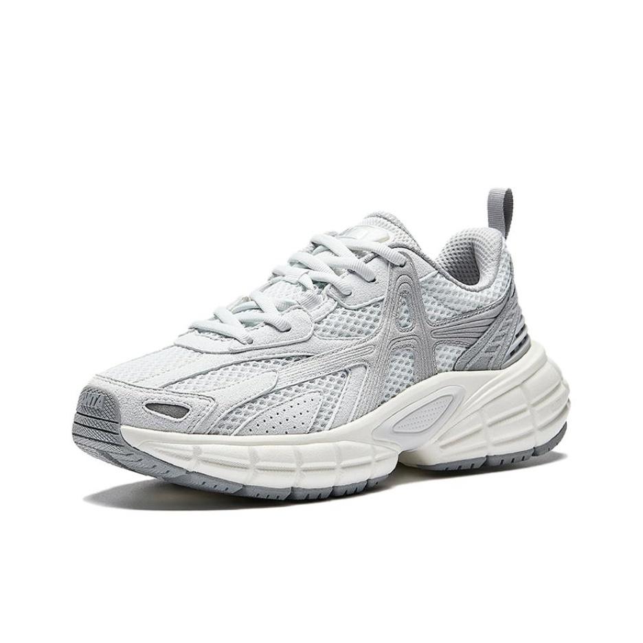 Anta Versatile Simple Shock Absorbing Wear Resistant Low Top Casual Shoes Women Sneaker Lead 122548801-2