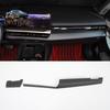 Real carbon fiber For BMW 5 Series G60 2025 Car Center Console Dashboard Panel Decoration Cover Sticker Interior Accessories