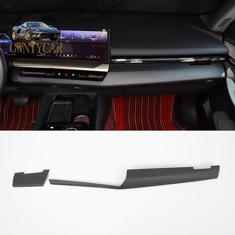 Real carbon fiber For BMW 5 Series G60 2025 Car Center Console Dashboard Panel Decoration Cover Sticker Interior Accessories