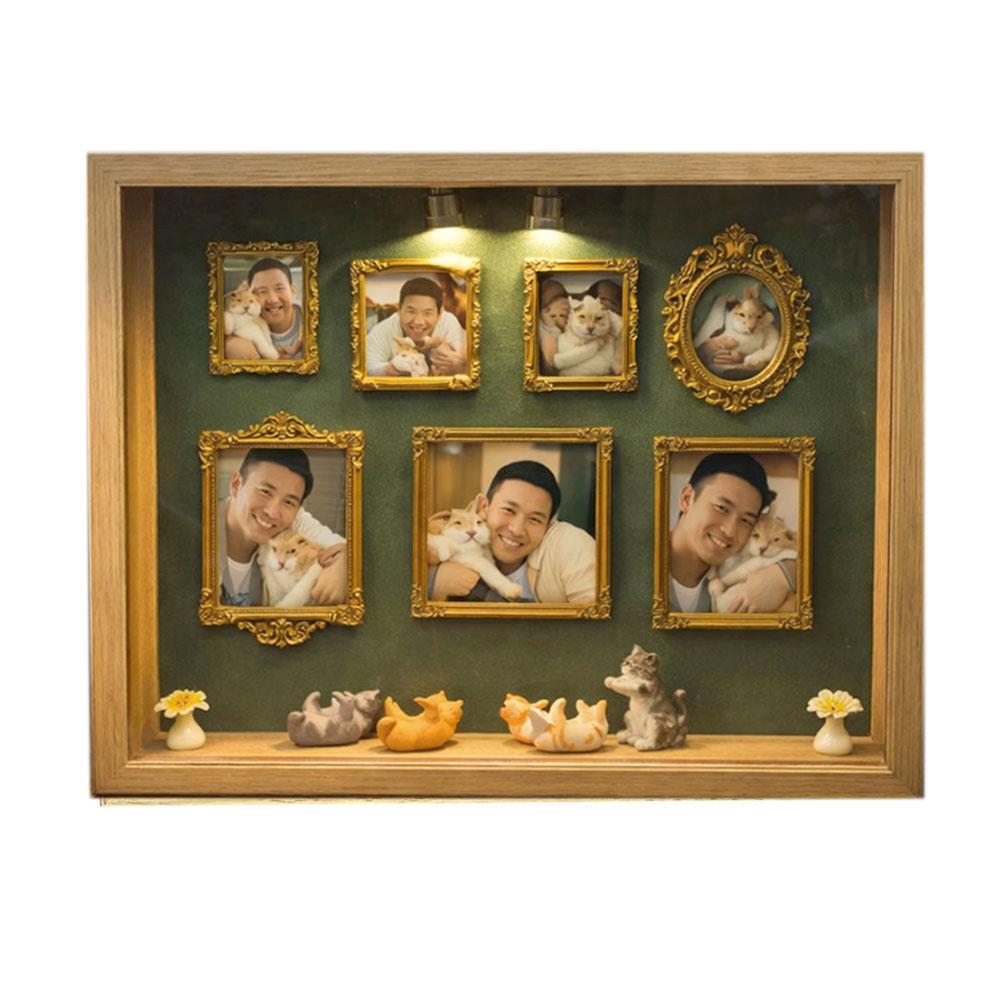 1 SET DIY Shadow Box Frame Mini Memory Display Kit Creative Photo Album For Anniversary Unique Romantic Daily Gift Idea Decor