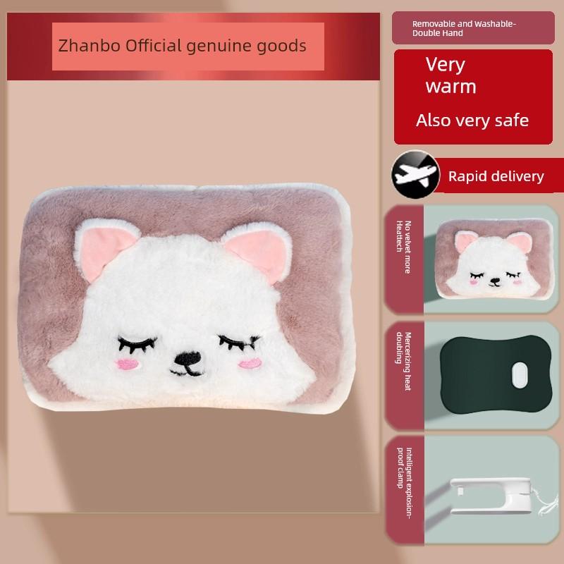 Hot Water Bag Rechargeable Hand Warmer Winter Hot-Water Bag Heating Pad Explosion-Proof Genuine Goods Hand Warmer Electric Warming Rechargeable