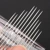 30/12Pcs Side Hole Blind Sewing Needles Stainless Steel Elderly Self Threading Needle Household DIY Jewelry Beading Sewing Tool
