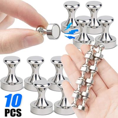 Strong Magnetic Fixed Pushpins Hooks Fridge Refrigerator Magnets Fixed Sucker Thumbtack Heavy Duty Hanging Thumb Tacks