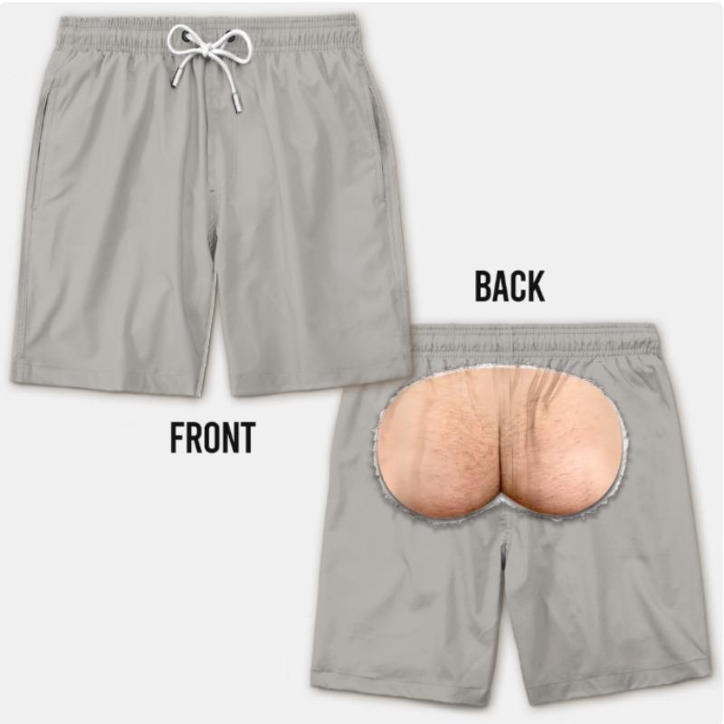 Summer Funny Swim Trunks Personalized Swim Trunk Bathing Suit Bachelor Party Short Men's Beach Swim Trunks Quick Drying Shorts