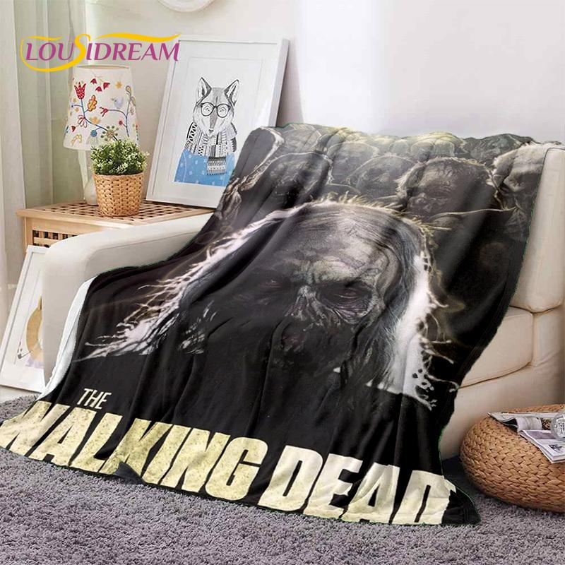 The Walking Dead Lincoln TWD Coperte Morbide, Coperta Plaid Calda Coperta Confortevole per Picnic Letti Divano Camera da Letto Casa Regalo