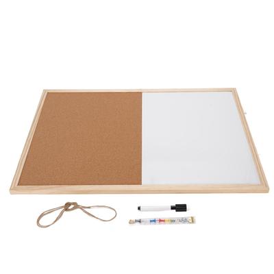 Cork Board 40x60cm Magnetic Dry Erase Wall Mounted Self Healing Bulletin Board for Homes Classrooms
