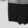 INCERUN Men Sleeveless See Through Mesh Sheer Jumpsuits Underwear Playsuits