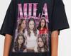 MILA KUNIS Retro T-shirt - Mila Kunis Homage Tees, Mila Kunis Vintage Shirt, Mila Kunis Fans Gifts, Mila Kunis Long Sleeve