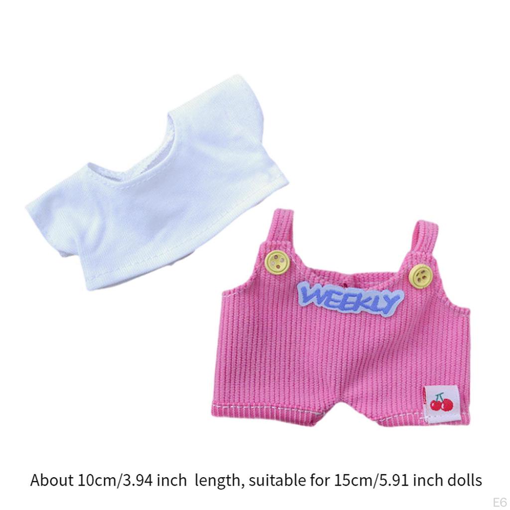 Doll Clothes Set , Outfits for 15cm Dolls Dress up Boy Girls Thanksgiving