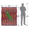 Rick And Morty Merry Rickmas Pickle Rick Christmas Blanket