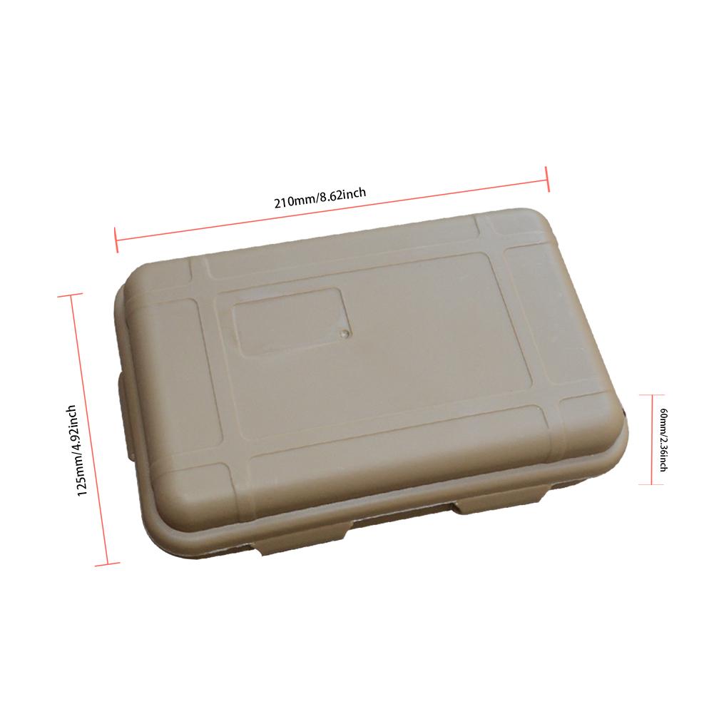 Outdoor Survival Box Container Portable Travel Storage Box Waterproof Shockproof Dustproof Outdoor Camping Supplies