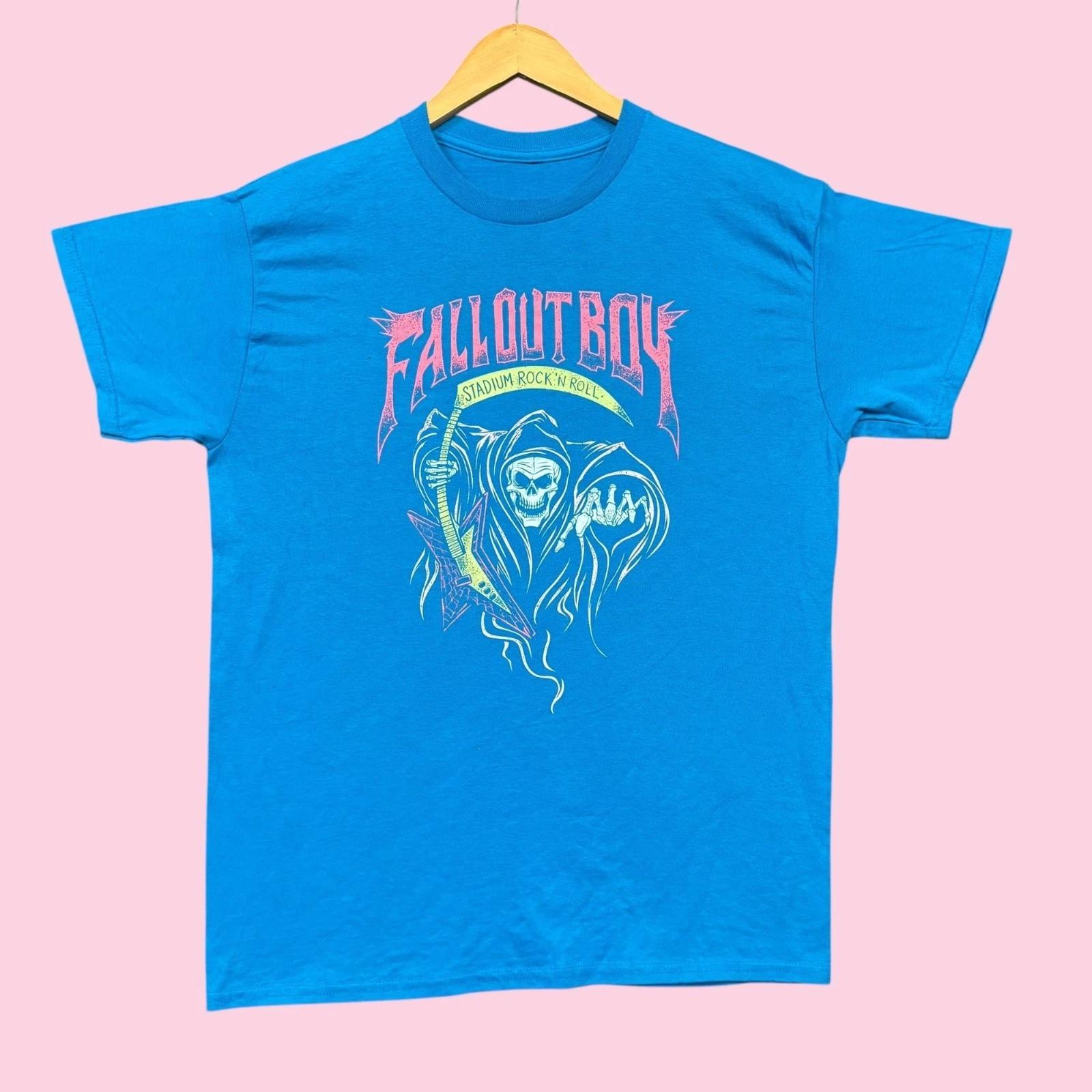 Fall Out Boy Stadium Rock N Roll Rock Band Tee L S