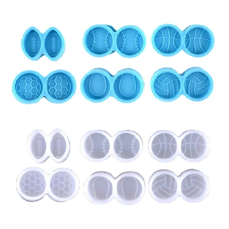 Earring Silicone Resin Mold,Ear Stud Resin Mold DIY Jewelry Casting Moulds