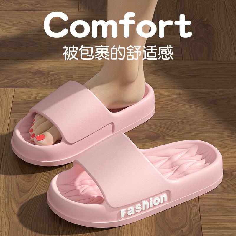 

Тапочки Мужские Домашние Душевые Ванные Обувь EVA Пляжные Шлепанцы Модные Мягкие Облачные Нескользящие Женские Парные Сандалии Обувь для Мужчин 44-45