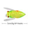 Water surface simulation insect fishing bait 5cm/6g lures
