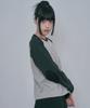 Moo Horse Multi Pattern Raglan Long Sleeve - Grey