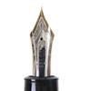 Excellent MONTBLANC fountain pen Meisterstück 149 white star Black gold 14K mens Used