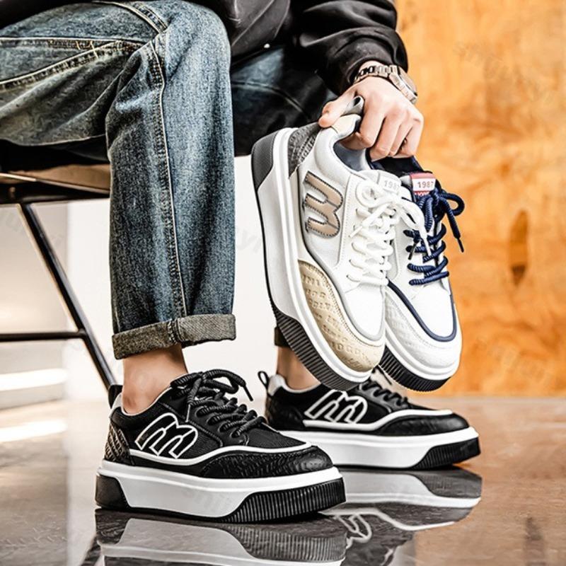 Fashion Fashion Trend Low Top Thick Soled Casual Sports Shoes for Men 2025 Autumn Versatile Mesh Breathable Comfortable Chunky sneakers