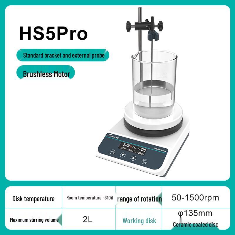 Digital Magnetic Stirrer with Temperature Control and Heating Platform