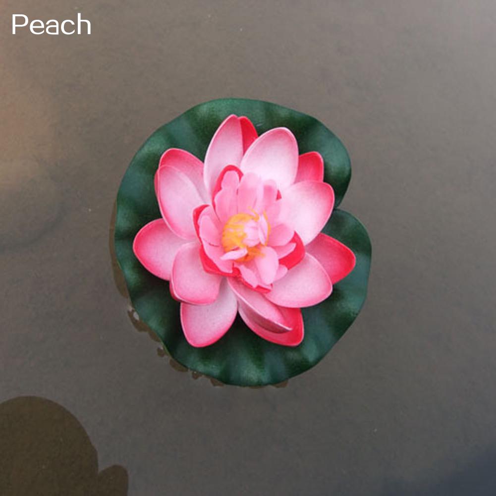Water Lily Floating Flower Lotus Home Yard Pond Fish Tank
