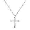 Punk Cross Man Pendant Necklace Fashion Cross Pendant Chain Necklace