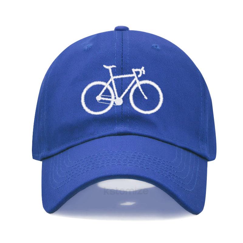 Soft Cotton Baseball Cap for Women Men Adjustable Fashion Bicycle Embroidered Dad Hat Unisex Classic Golf Caps