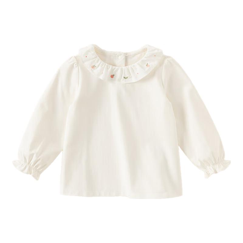 

Girls Autumn Ruffled Long Sleeve T-Shirt 130cm