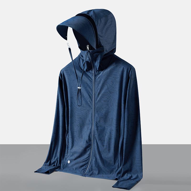 

Городская уличная куртка с длинным рукавом, капюшоном и защитой от солнца, со шнурком 2XL