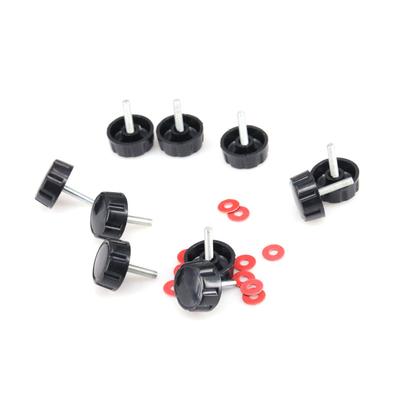 Outdoor Portable Screw Caps Practical Durable Fishing Spinning Tool Reel Handle Rocker Bearing Covers with Gasket 10Pack