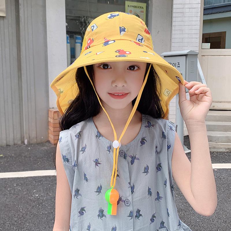 Cappello da Sole a Tesa Larga per Bambini - Protezione UV per Ragazzi e Ragazze (Primavera estate)
