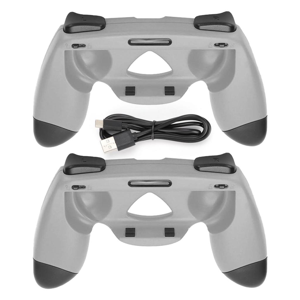 Handle Stand Charger for Switch Wear Resistant Game Controller Stand Charger Sweat Proof Handle Kit for SwitchGray