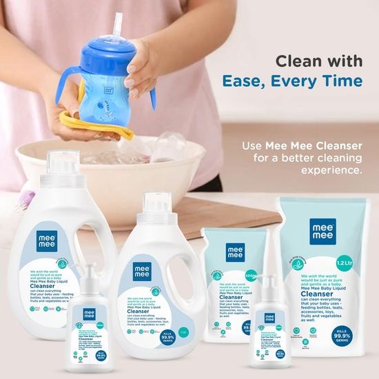 Mee Mee Anti Spill, Interchangeable Sipper/Sippy Cup 150ml with Soft Silicone Spout and Straw BPA Free, 6m+ (Blue)