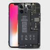 All'interno del circuito della scheda madre Custodia per Apple iPhone 13 12 11 Pro Max 13 12 Mini XS Max XR X 7 8 Plus 6 6S SE 2020 Cover Shell