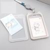 Cartoon Cat Card Holder, Candy Color ID Card Holder, Retractable Reel Lanyard ID Card Holder