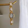 Vintage Watch Oval Quartz Waterproof Watches Women's Bracelet Wristwatch