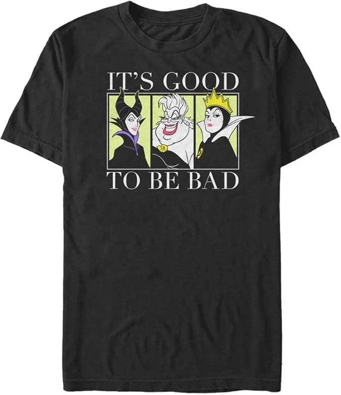 Villains Character Its Good To Be Bad Black T Shirt S