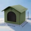 Cooling Dog House Puppy Kennel Insulated Portable Cool Shelter Kennel House With Absorbent Bags And Ice Pack For Pets Dogs Puppy