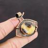 Septarian Pendant Copper Pendant Genuine Gemstone Pendant Special Occasion Gift Handmade Pendant Septarian Copper Jewelry Pendant For Women