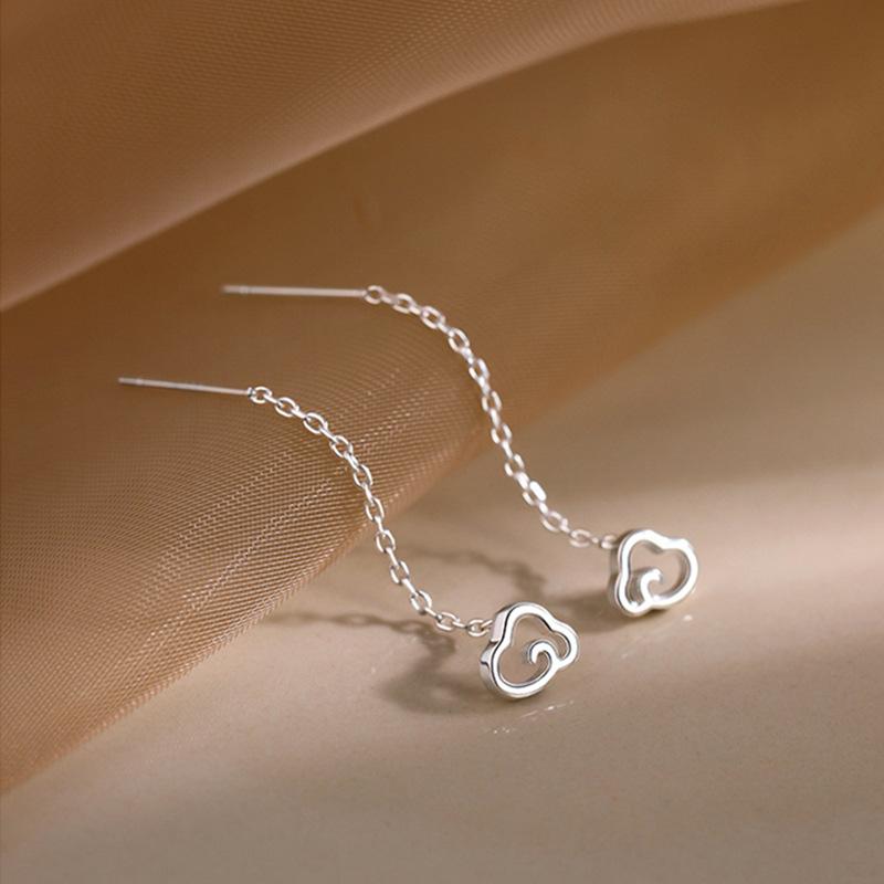 Europäische und Amerikanische Schwarze Tropfen Quaste Lange Ohrringe Neue Mode Party Luxus Accessoires Für Damen Temperament Schmuck