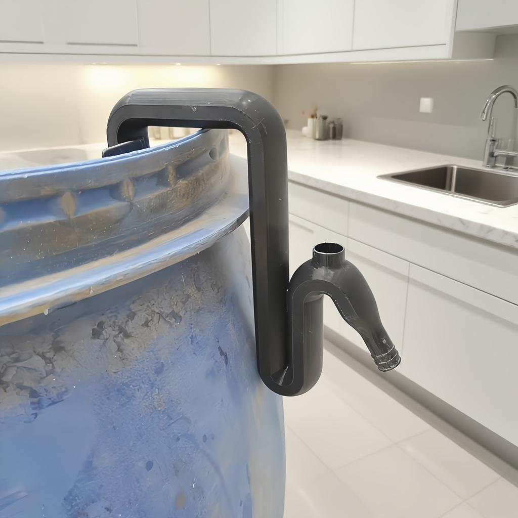 1pc - Rainwater Diversion and Overflow Pipe Solution, Self-Priming Siphon Kit for Easy Automatic Drainage & Filling