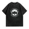 My Chemical RoUnisexce T shirt Bat vintage Washed Comfortable Casual Breathable fashion Stylish streetwear Versatile Soft homme