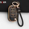 New Tpu Car Key Case Cover For Peugeot 208 308 408 508 2008 3008 4008 5008 For Citroen C3 C4 Cactus C6 C8 Protected Shell Fob