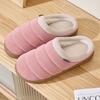 Winter Women Home Slippers Plush Warm Flat Slides Breathable Soft Non-slip Slippers Indoor Outdoor Men Casual Slippers