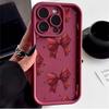 Love Heart Phone Case For Google Pixel 10 9 8 7 Pro XL 8A 7A 9Pro 7Pro 8Pro 9ProXL Silicone Red Bowknot Tie INS Fashion Cover