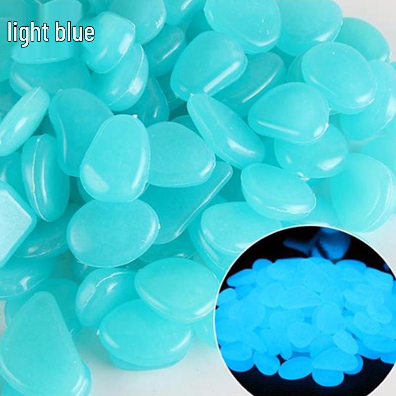 

2kg Luminous Pebbles: Fluorescent Glow Stones for Garden Landscaping and Aquarium Decoration. 550pcs bulk
