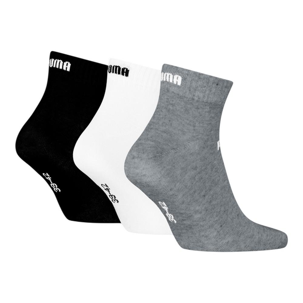 Puma Unisex Adult Logo Trainer Socks (Pack of 3)