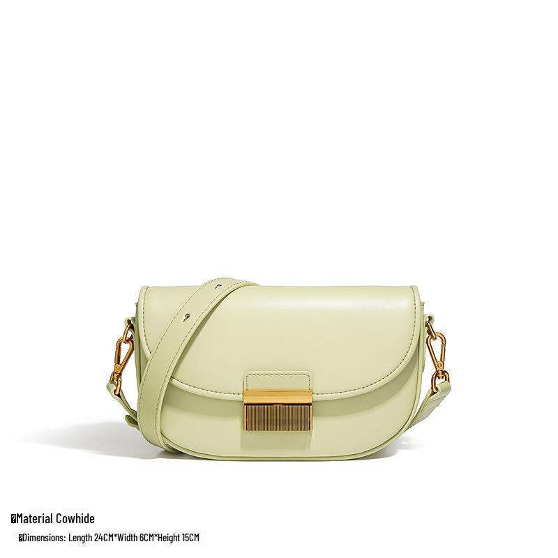 2024 Spring Women’s Genuine Leather Crossbody & Shoulder Square Bag – Trendy Underarm Handbag