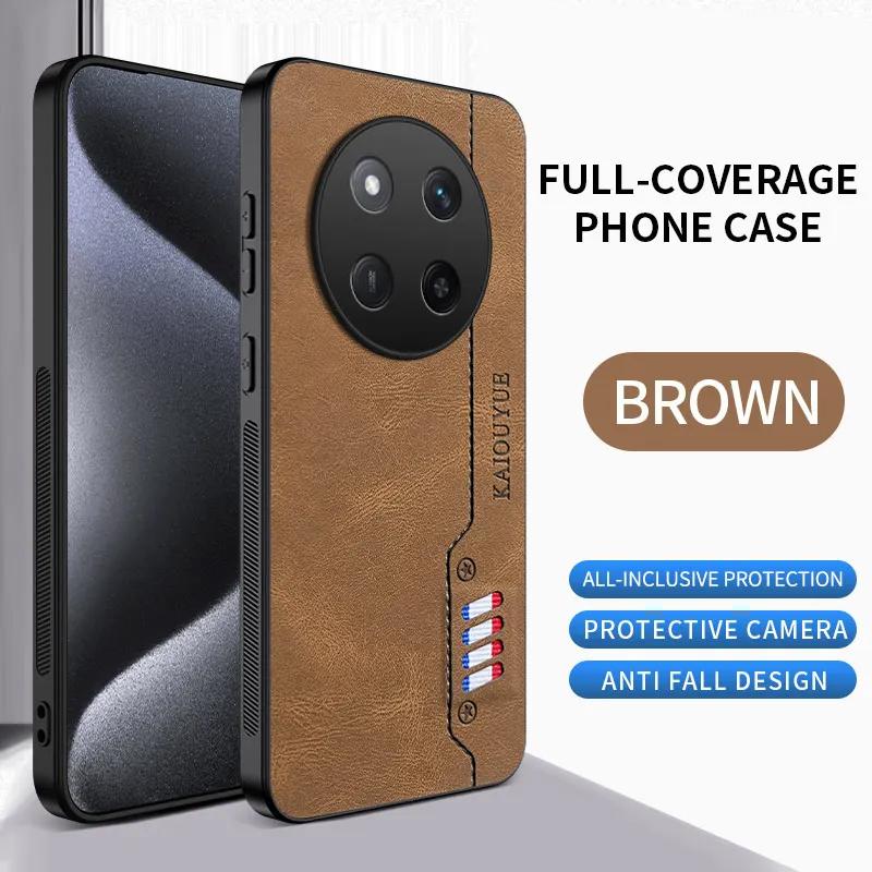 For Honor Magic 7 Lite Luxury Sheep Nappa Leather Skin Phone Case for Honor Magic7lite X9C Smart Full Protect Frosted Cover