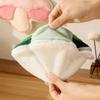 New Cartoon Hand Towel Absorb Water Coral Velvet Kitchen Handkerchief Hanging Thickened Bathroom Kerchief Kitchen